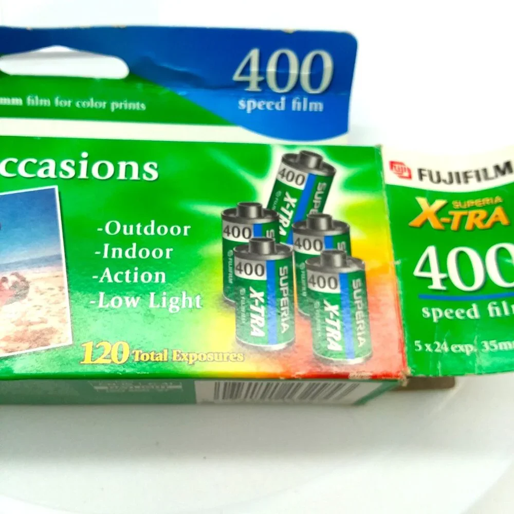 Fujifilm Superia X-TRA 400 Film 5 24 exp New Unused Rolls Film Photography 35mm